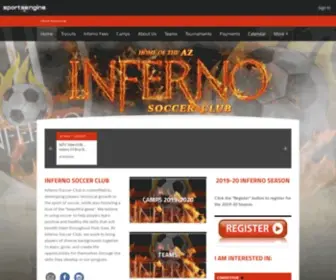 Azinfernosoccerclub.net(Inferno Soccer Club) Screenshot