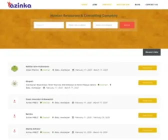 Azinka.az(AZINKA HR&CC is the trusted company in Azerbaijan) Screenshot