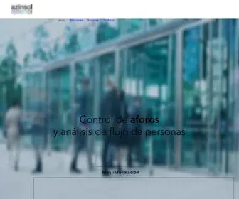 Azinsol.com(Control de aforos) Screenshot