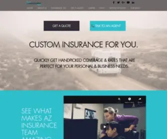 Azinsuranceteam.com(AZ Insurance Team) Screenshot