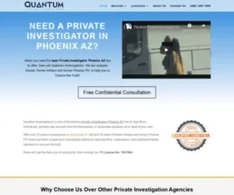 Azinvestigator.com(Private Investigator Phoenix AZ) Screenshot