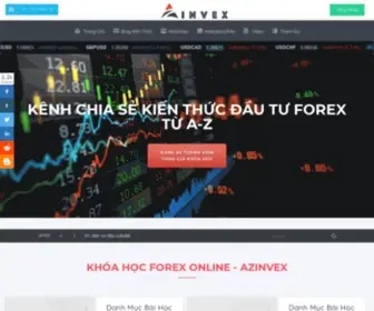 Azinvex.com(Đầu Tư Từ A) Screenshot