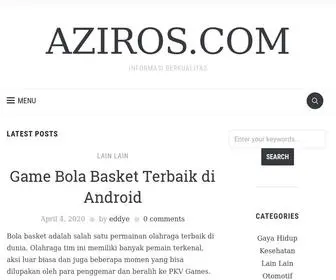 Aziros.com(Informasi Berkualitas) Screenshot