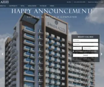 Azizidevelopments.com(Apartments For Sale in UAE) Screenshot