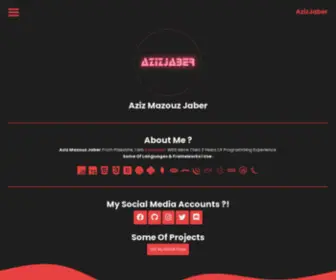 AzizJaber.xyz(Personal Website) Screenshot