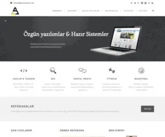 Azizsenturk.com(Web Yazılım & Tasarım) Screenshot