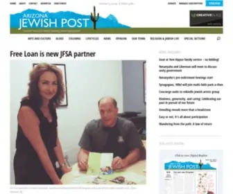 Azjewishpost.com(Arizona Jewish Post) Screenshot