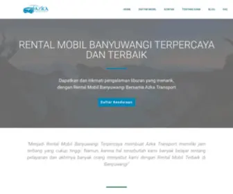 Azkatransport.com(Rental Mobil Banyuwangi) Screenshot