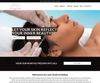 Azlaserstudiomedspa.com(AZ Laser Studio Medpsa) Screenshot