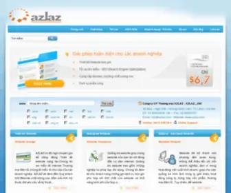 Azlaz.com(Azlaz là Công ty Tin học chuyên các Dịch vụ trực tuyến Internet) Screenshot