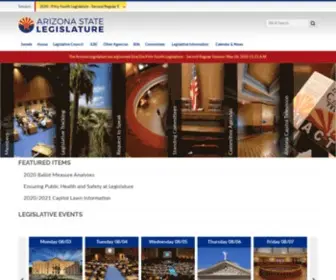 Azleg.gov(Arizona Legislature) Screenshot