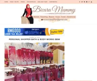 Azlindaalin.com(Azlinda Alin Malaysian Parenting Lifestyle Beauty Blogs) Screenshot
