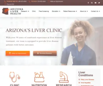 Azliver.com(Arizona's Leading Liver Clinic) Screenshot