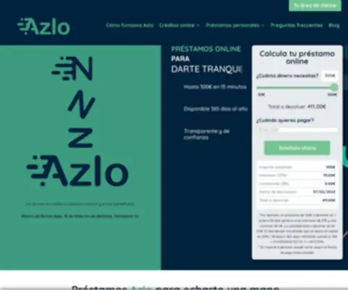 Azlo.es(Préstamos Online) Screenshot