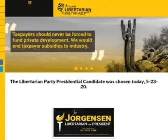 AZLP.org(Arizona Libertarian Party) Screenshot