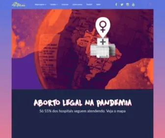 Azmina.com.br(Jornalismo e tecnologia pela igualdade de gênero) Screenshot