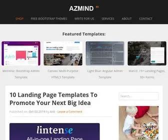 Azmind.com(Web Design Blog) Screenshot