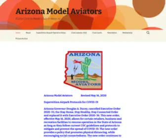 Azmodelaviators.com(Arizona Model Aviators) Screenshot