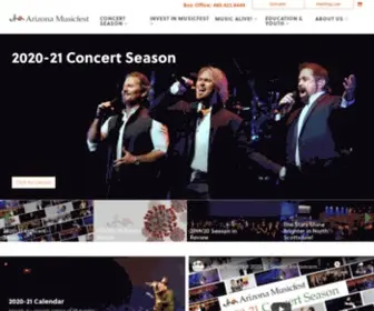 AzmusicFest.org(Arizona Musicfest) Screenshot