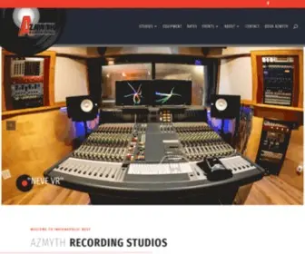 Azmythrecording.com(Azmyth Recording Studios) Screenshot