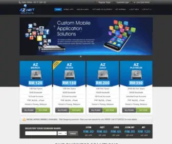 Aznetsolutions.com(Reliability is our difference) Screenshot