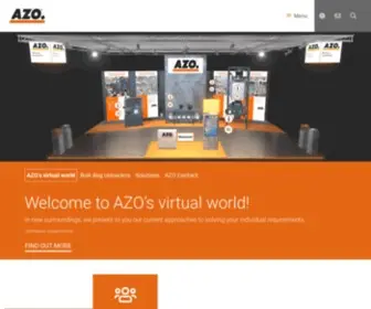 Azo.de(Schüttguthandling) Screenshot