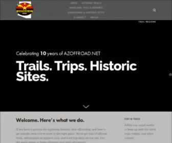 Azoffroad.net(Welcome. Our website features 100+ free trails) Screenshot