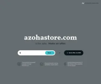 AzohaStore.com(azohastore) Screenshot