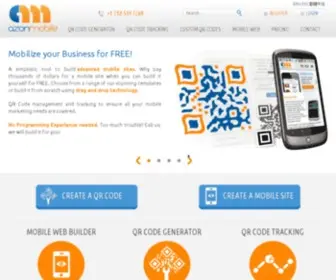 Azonmobile.com(Free QR Code Generation and Tracking) Screenshot