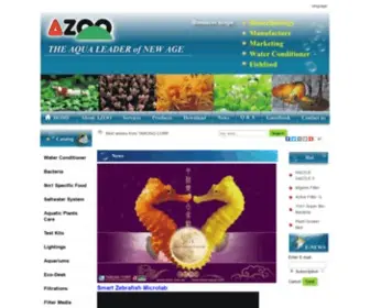 Azoo-Aqua.com(Fish food) Screenshot