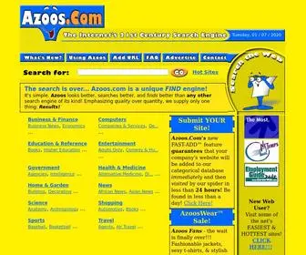 Azoos.com(Search engines) Screenshot