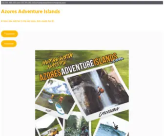 Azoresadventureislands.com(Azores Adventure Islands) Screenshot