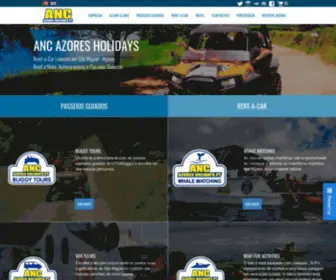 Azoresholidays.pt(ANC Azores Holidays) Screenshot