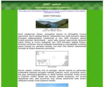 Azorit.net(Azorit Portugali) Screenshot