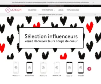 Azorm.com(Créateur de coques tendance pour téléphones) Screenshot