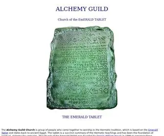 Azothalchemy.org(ALCHEMY GUILD CHURCH OF THE AZOT) Screenshot