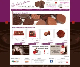 Azouz.com(Chocolats Mickael Azouz) Screenshot