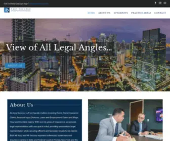 Azoysocorro.com(A Firm of Trial Lawyers) Screenshot