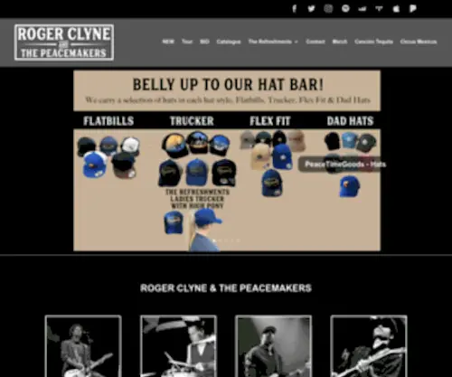 Azpeacemakers.com(Roger Clyne And The Peacemakers) Screenshot