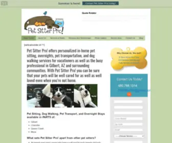 Azpetsitterpro.com(Pet Sitter Pro) Screenshot