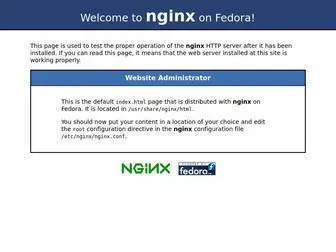 Azpro.vn(Test Page for the Nginx HTTP Server on Fedora) Screenshot