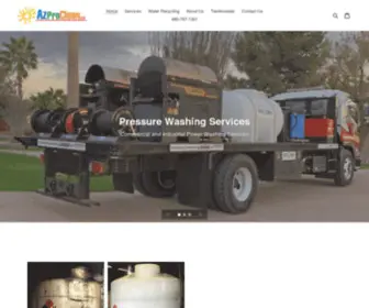 Azproclean.com(Pressure Washing Services in Arizona) Screenshot