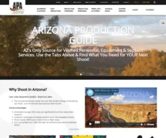 Azproduction.com(Arizona Theatre Film And Television Production Professionals) Screenshot