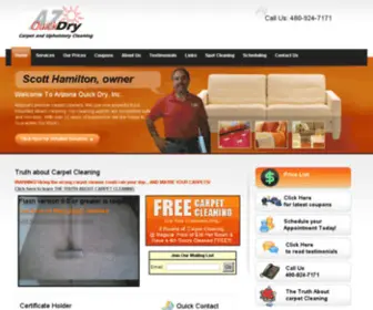 Azquickdry.com(Arizona Quick Dry) Screenshot