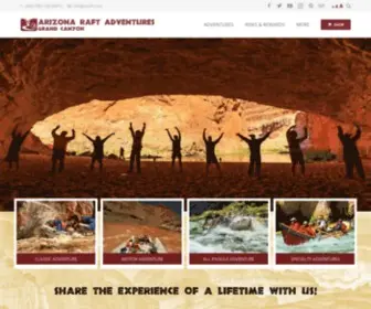Azraft.com(Colorado River Rafting in Grand Canyon) Screenshot