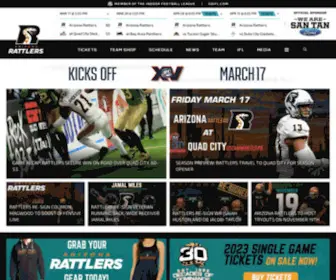 Azrattlers.com(Indoor Football League) Screenshot