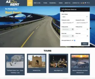 Azrent.az(Azrent rent a car Baku company provide car hire services in Baku) Screenshot