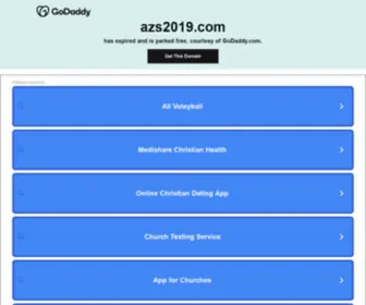 AZS2019.com(AZS 2019) Screenshot