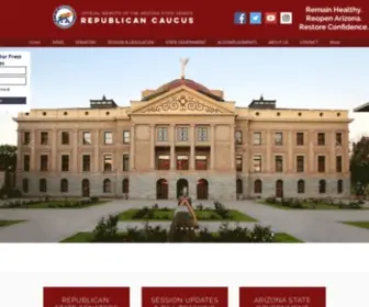 Azsenaterepublicans.com(Arizona Senate Republicans) Screenshot