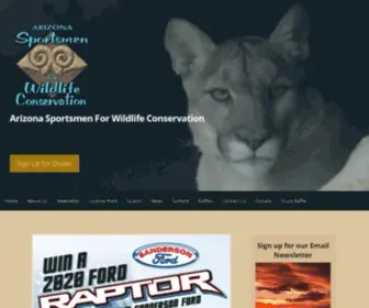 AZSFWC.org(Arizona Sportsmen For Wildlife Conservation) Screenshot